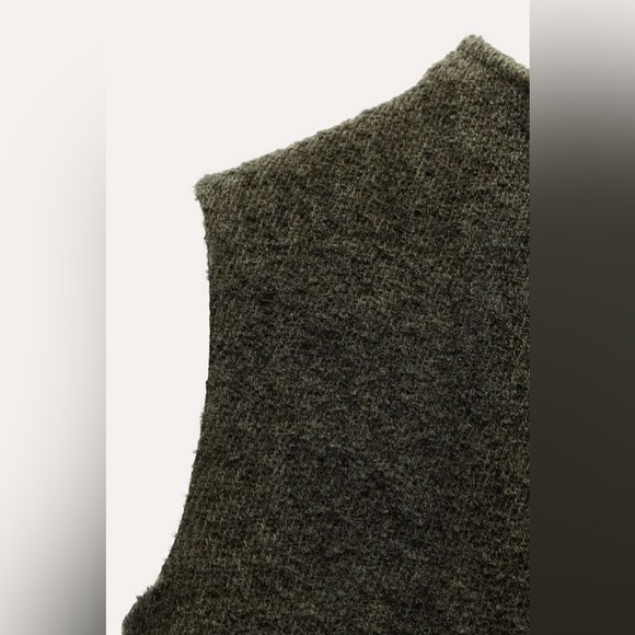 NWT Zara Vest With Manteco Wool ZW Collection - Picture 11 of 13